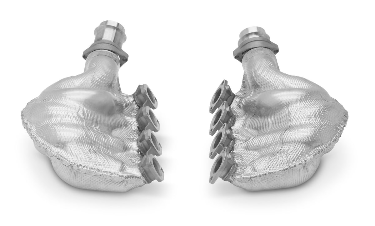 Tubi Style Ferrari 360 Heat Shielded Exhaust Manifolds, image 3