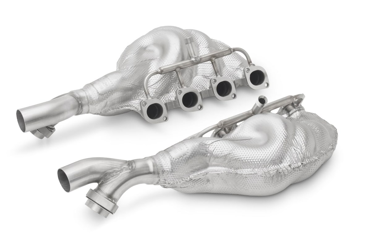 Tubi Style Heat Shielded Exhaust Manifold Kit - Ferrari F355 Motronic 5.2 & 355 F1 (1996-1999), image 2
