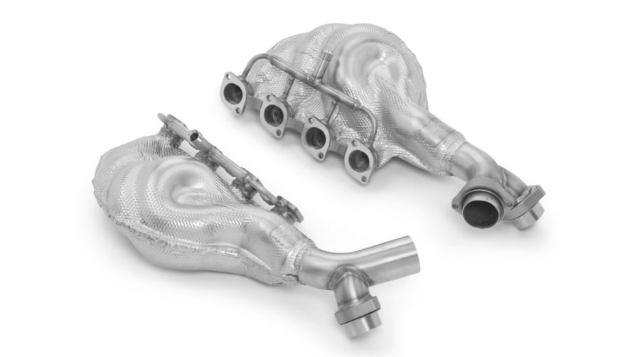 Tubi Style Heat Shielded Exhaust Manifold Kit - Ferrari F355 Motronic 2.7 (1994-1995), image 2