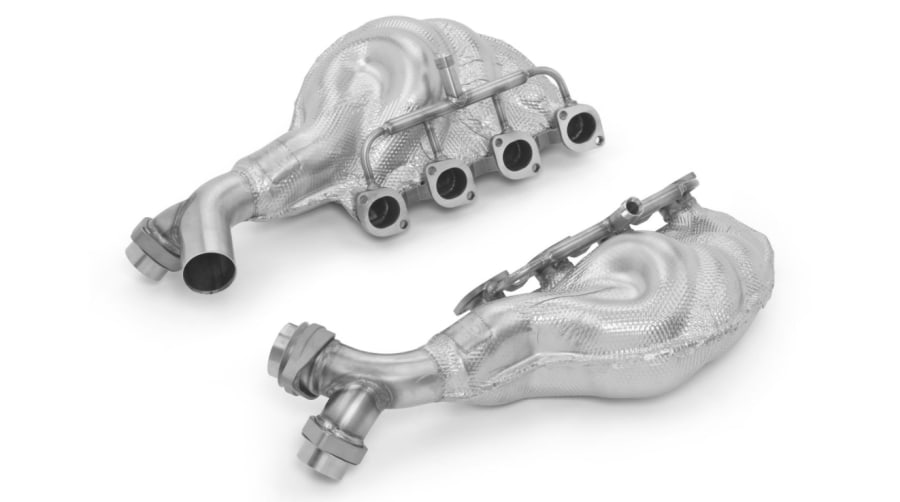 Tubi Style Heat Shielded Exhaust Manifold Kit - Ferrari F355 Motronic 2.7 (1994-1995), image 4