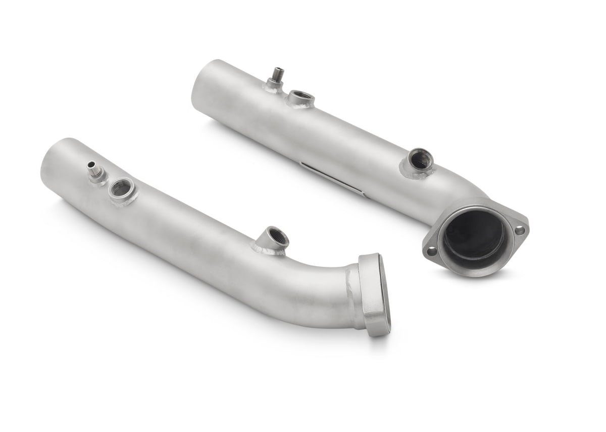 Tubi Style High Flow Cat Bypass Pipes - Ferrari F355 2.7, image 2